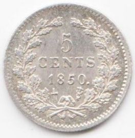 D - 5 cent 1850 (2) UNC