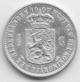 G - ½ Gulden 1907 (3) PR+
