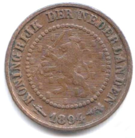 A - ½ Cent 1894 (7) FR+/ZF-