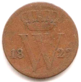 A - ½ Cent 1822 Brussel (8) FR