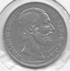 J - 2½ Gulden 1874 Klaverblad (5) ZF/ZF+