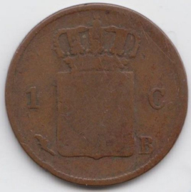 B - 1 Cent 1827 a Brussel (9) FR-