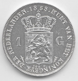 H - 1 Gulden 1858 (2) UNC