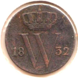 A - ½ Cent 1832 a (5) ZF/ZF+