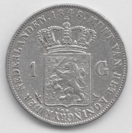 H - 1 Gulden 1848 (5) ZF+