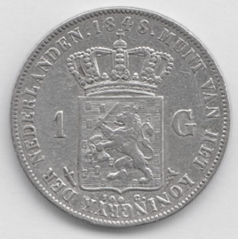 H - 1 Gulden 1848 (5) ZF+