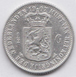 G - ½ Gulden 1907 (7) ZF-/ZF