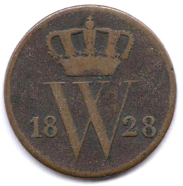 B - 1 Cent 1828 Utrecht (8) FR