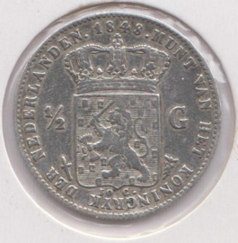 G - ½ gulden 1848 (6) ZF