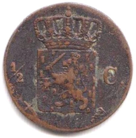 A - ½ Cent 1864 (6) ZF