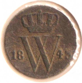 A - ½ Cent 1843 (7) ZF-