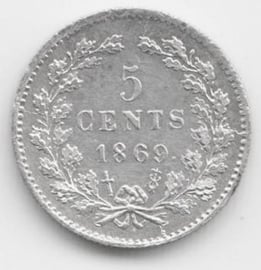 D - 5 cent 1869 (2) UNC