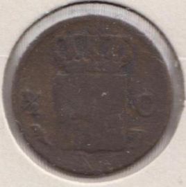 A - ½ Cent 1823 Brussel a (8) ZG/FR