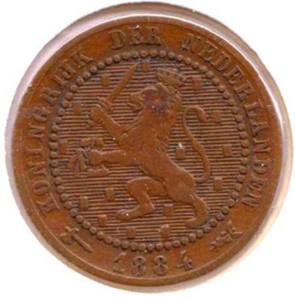 B - 1 Cent 1884 (6) ZF