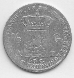 G - ½ Gulden 1830 Brussel (9) ZG/FR-