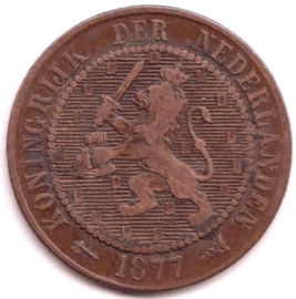 Koning Willem III - 2½ Cent
