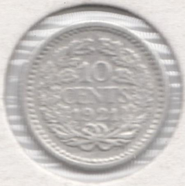 E - 10 cent 1921 (5) ZF+