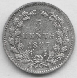 D - 5 cent 1887 (4) PR