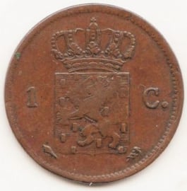 B - 1 Cent 1821 a Utrecht (5) FR/ZF-