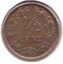 A - ½ Cent 1894 (5) ZF+/PR-