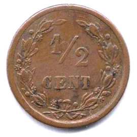 A - ½ Cent 1898 (8) FR+/ZF-
