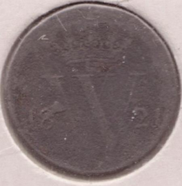 A - ½ Cent 1821 Brussel (9) ZG/FR