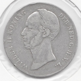 J - 2½ Gulden 1846 Lelie (7) FR+/ZF-