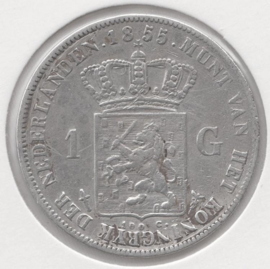 H - 1 Gulden 1855 (6) ZF