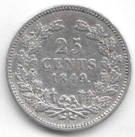 F - 25 cent 1849 (6) ZF