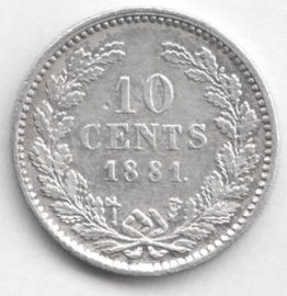 E - 10 Cent 1881 (5) PR-/PR