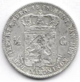 G - ½ Gulden 1868 (6) ZF