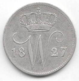 F - 25 cent 1827 Brussel (7) FR+/ZF-