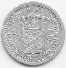 G - ½ Gulden 1913 (4) PR