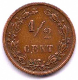 A - ½ Cent 1891 (4) PR