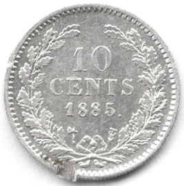E - 10 Cent 1885 (3) PR+