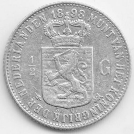 G - ½ Gulden 1898 (6) ZF