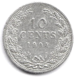 E - 10 Cent 1904 (5) ZF+/PR-