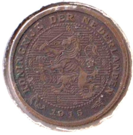 A - ½ Cent 1915 (3) PR+