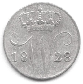 D - 5 Cent 1828 Brussel (7) FR+/ZF