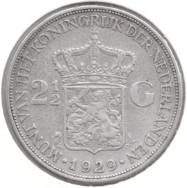 J - 2½ Gulden 1929 (6) ZF