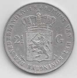 J - 2½ Gulden 1848 (5) ZF+