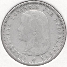 Koningin Wilhelmina - 25 Cent