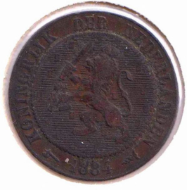 C - 2½ Cent 1884 (6) ZF