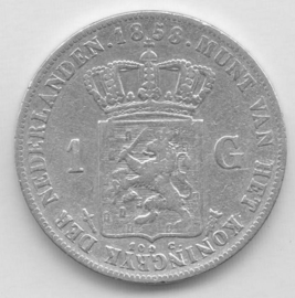 H - 1 Gulden 1858 (8) FR+