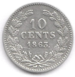 E - 10 Cent 1863 (6) ZF
