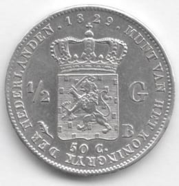 G - ½ Gulden 1829 Brussel (2) UNC