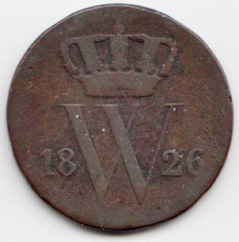 B - 1 Cent 1826 Utrecht (8) FR-/FR