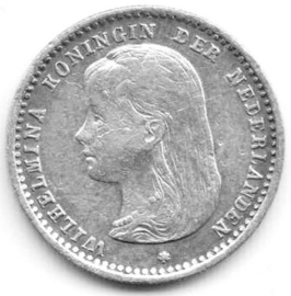 Koningin Wilhelmina - 10 Cent