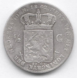 G - ½ Gulden 1862 (7) ZF-