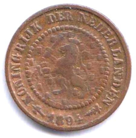 A - ½ Cent 1894 (7) FR+